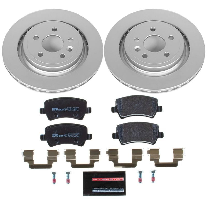Power Stop 11-18 Volvo S60 Rear Euro-Stop Brake Kit Power Stop 11-18 Volvo S60 Rear Euro-Stop Brake Kit