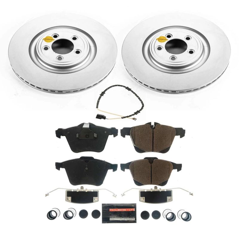 Power Stop 18-19 Jaguar F-Type Front Z17 Evolution Geomet Coated Brake Kit Power Stop 18-19 Jaguar F-Type Front Z17 Evolution Geomet Coated Brake Kit