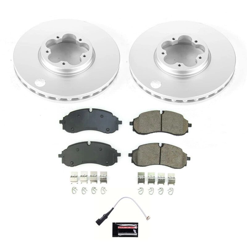 Power Stop 2022 Ford Transit-350 Front Z17 Coated Brake Kit Power Stop 2022 Ford Transit-350 Front Z17 Coated Brake Kit