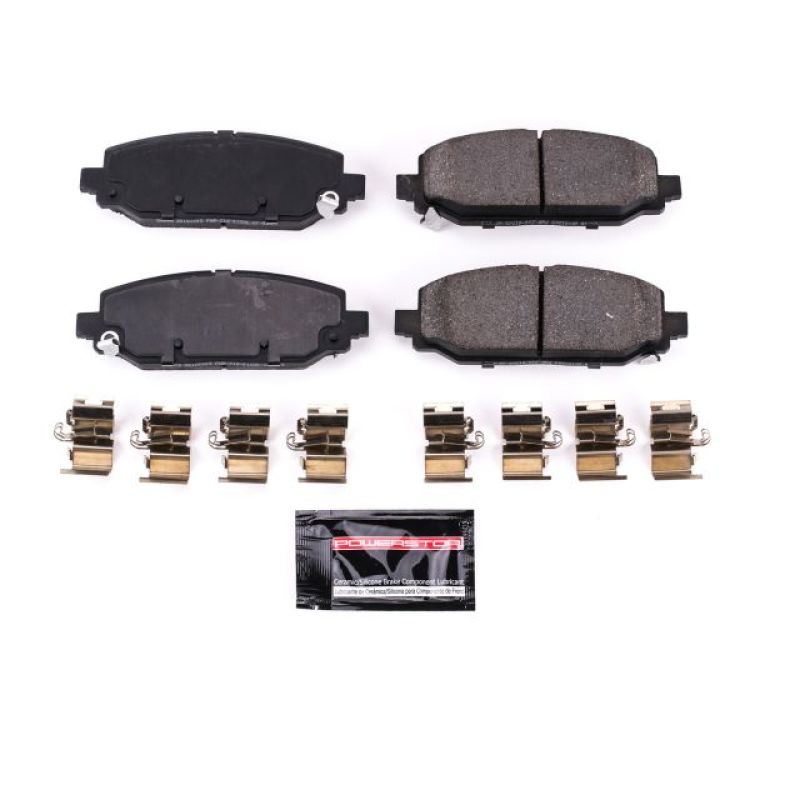 Power Stop 18-19 Jeep Wrangler Rear Z23 Evolution Sport Brake Pads w/Hardware Power Stop 18-19 Jeep Wrangler Rear Z23 Evolution Sport Brake Pads w/Hardware