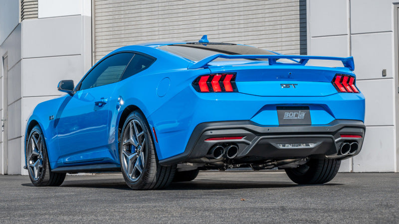 Borla 2024 Ford Mustang GT 5.0L V8 w/ Active Exhaust S-Type Axle-Back Exhaust System - Black Chrome Borla 2024 Ford Mustang GT 5.0L V8 w/ Active Exhaust S-Type Axle-Back Exhaust System - Black Chrome