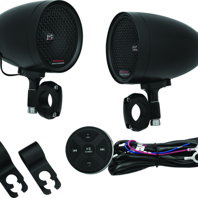 Kuryakyn Road Thunder Speaker Pods Bluetooth Audio Controller Black
