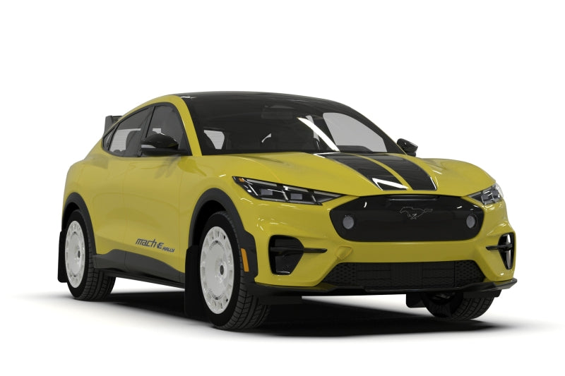 Rally Armor 2021-25 Ford Mach-E Rally Edition Black UR Mud Flap Metallic Black Logo Rally Armor 2021-25 Ford Mach-E Rally Edition Black UR Mud Flap Metallic Black Logo