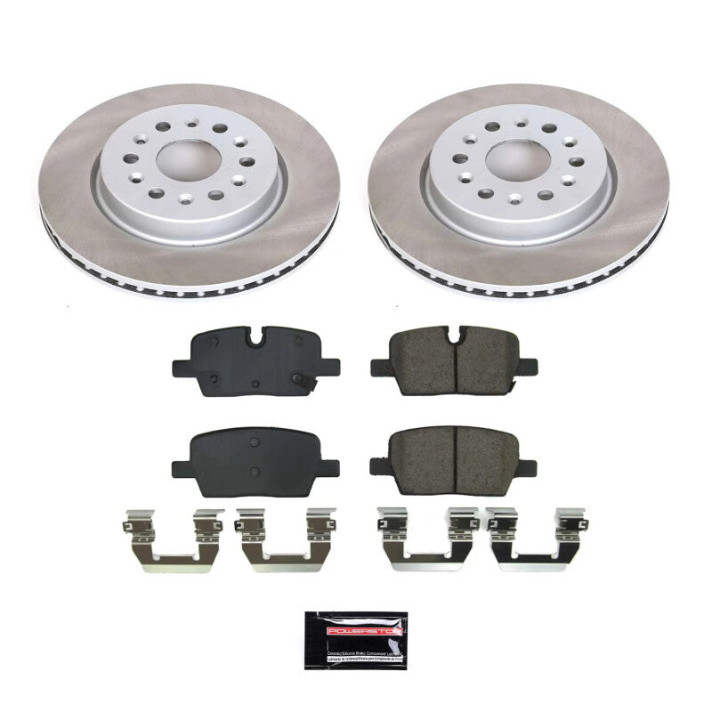 Power Stop 21-22 GMC Acadia Rear Semi-Coated Rotor Kit Power Stop 21-22 GMC Acadia Rear Semi-Coated Rotor Kit