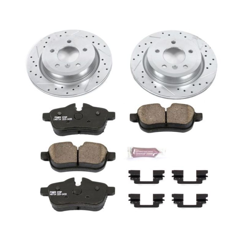 Power Stop 09-10 BMW Z4 Rear Z23 Evolution Sport Brake Kit Power Stop 09-10 BMW Z4 Rear Z23 Evolution Sport Brake Kit