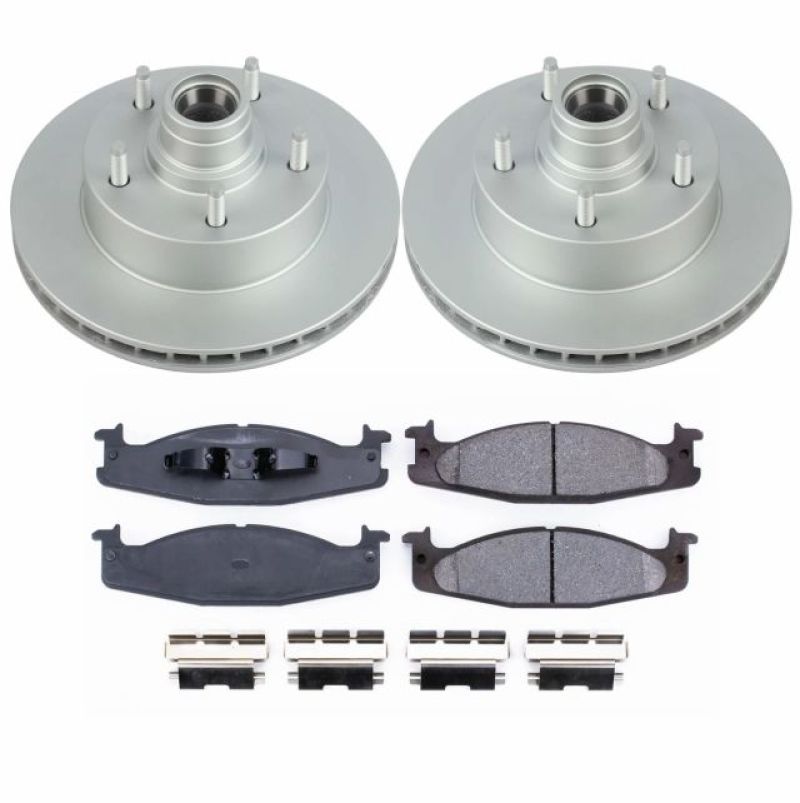 Power Stop 2003 Ford E-150 Front Z17 Evolution Geomet Coated Brake Kit Power Stop 2003 Ford E-150 Front Z17 Evolution Geomet Coated Brake Kit