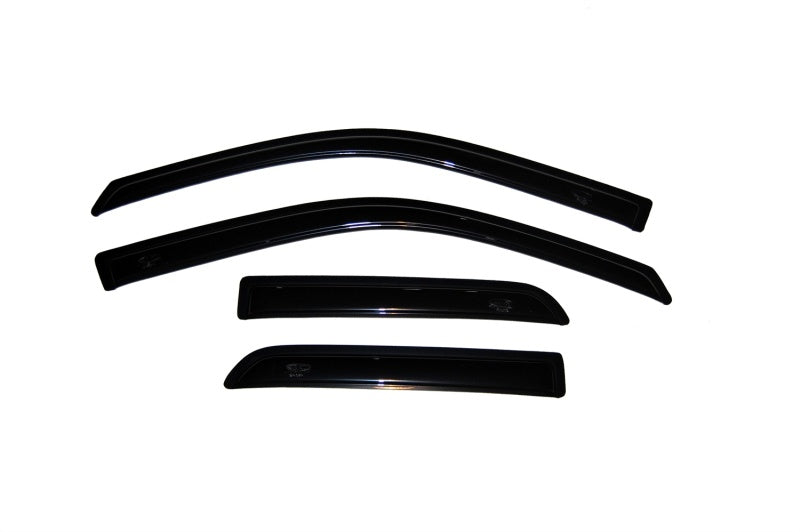AVS 09-18 Dodge RAM 1500 Quad Cab Ventvisor Outside Mount Window Deflectors 4pc - Smoke AVS 09-18 Dodge RAM 1500 Quad Cab Ventvisor Outside Mount Window Deflectors 4pc - Smoke