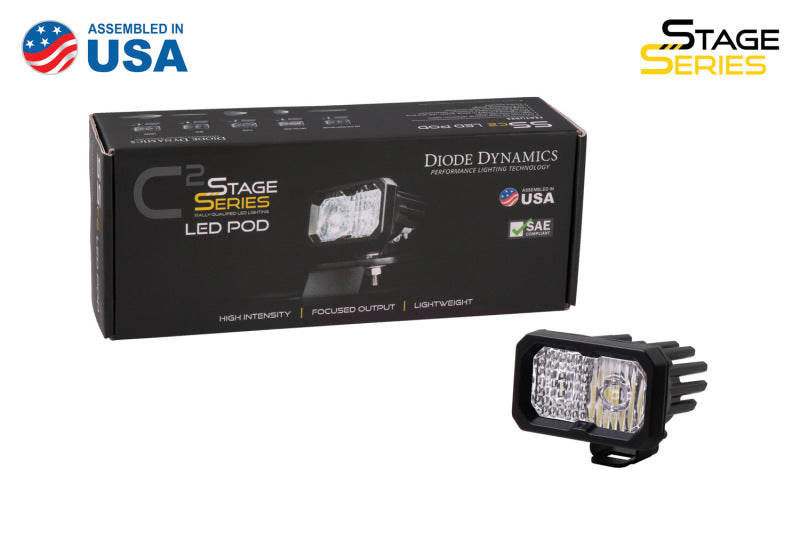 Diode Dynamics Stage Series 2 In LED Pod Pro - White Driving Standard ABL Each Diode Dynamics Stage Series 2 In LED Pod Pro - White Driving Standard ABL Each