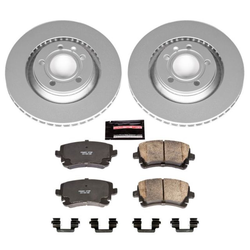 Power Stop 04-09 Audi S4 Rear Z23 Evolution Sport Coated Brake Kit Power Stop 04-09 Audi S4 Rear Z23 Evolution Sport Coated Brake Kit