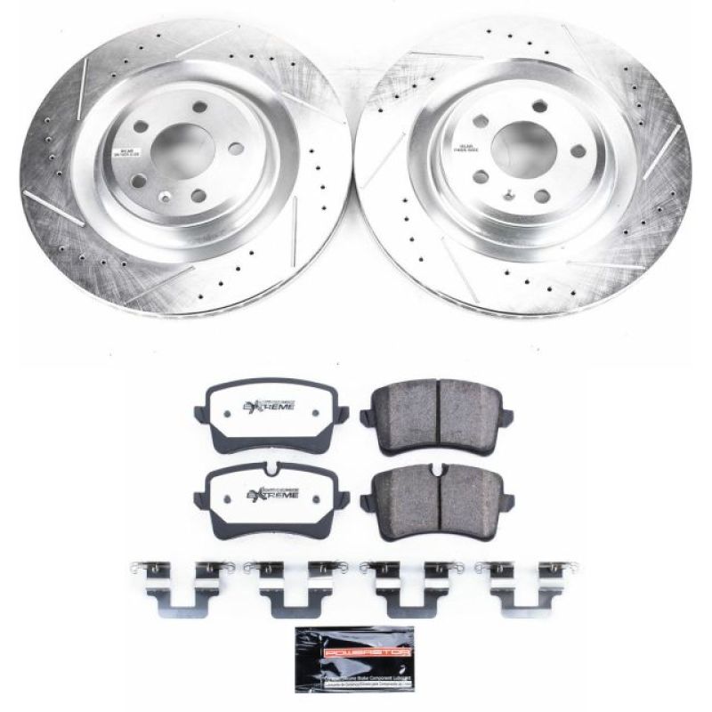 Power Stop 16-18 Audi A7 Quattro Rear Z26 Street Warrior Brake Kit Power Stop 16-18 Audi A7 Quattro Rear Z26 Street Warrior Brake Kit