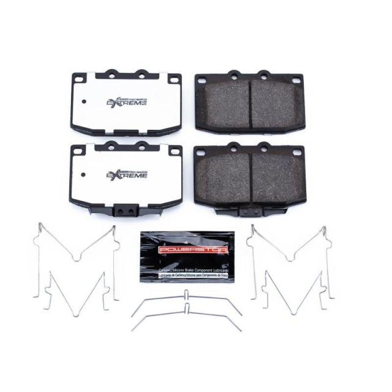 Power Stop 86-91 Mazda RX-7 Front Z26 Extreme Street Brake Pads w/Hardware Power Stop 86-91 Mazda RX-7 Front Z26 Extreme Street Brake Pads w/Hardware