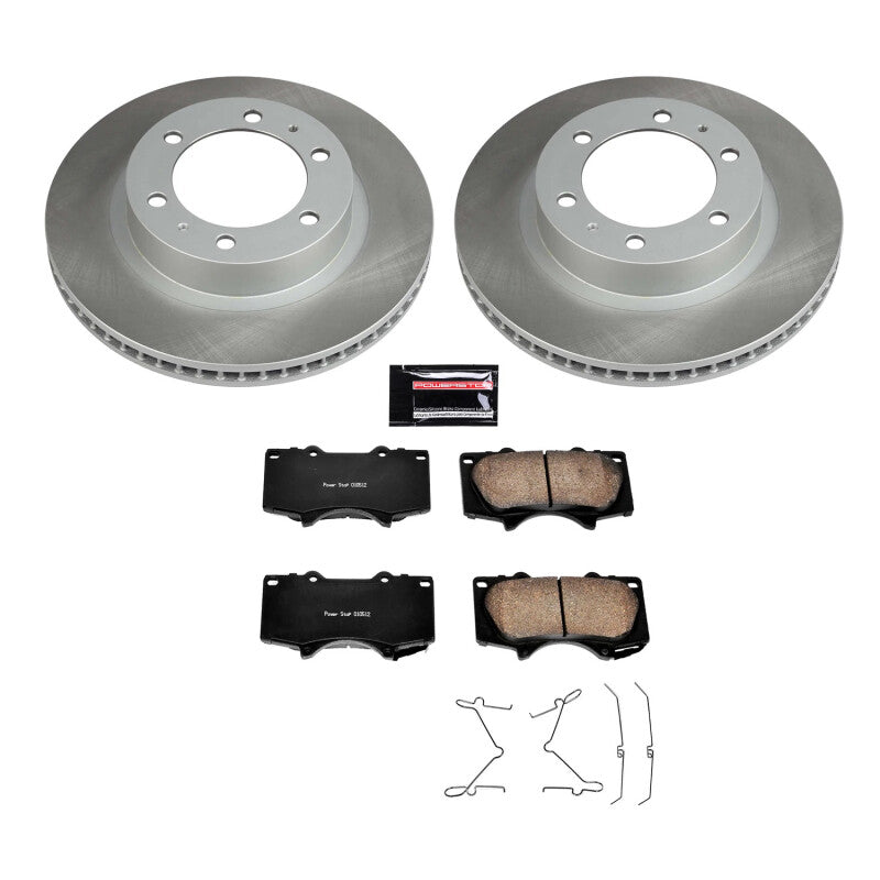 Power Stop 05-22 Toyota Tacoma Front Semi-Coated Rotor Kit Power Stop 05-22 Toyota Tacoma Front Semi-Coated Rotor Kit