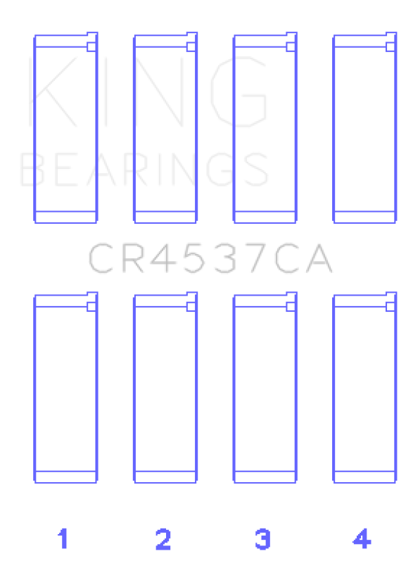 King Engine Bearings Mini Cooper W10B16A (Size +0.25mm) Connecting Rod Bearing Set King Engine Bearings Mini Cooper W10B16A (Size +0.25mm) Connecting Rod Bearing Set