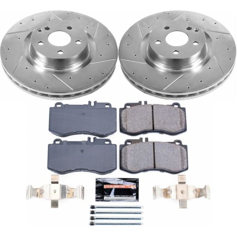 Power Stop 10-16 Mercedes-Benz E350 Front Z23 Evolution Sport Brake Kit Power Stop 10-16 Mercedes-Benz E350 Front Z23 Evolution Sport Brake Kit