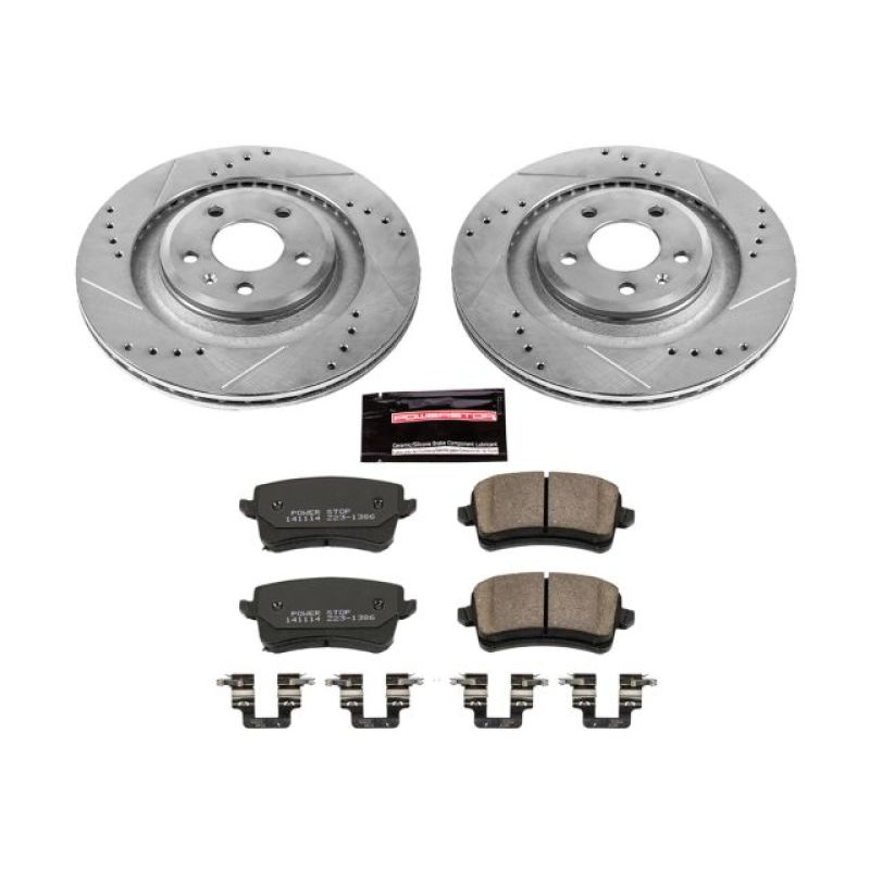 Power Stop 10-11 Audi S4 Rear Z23 Evolution Sport Brake Kit Power Stop 10-11 Audi S4 Rear Z23 Evolution Sport Brake Kit