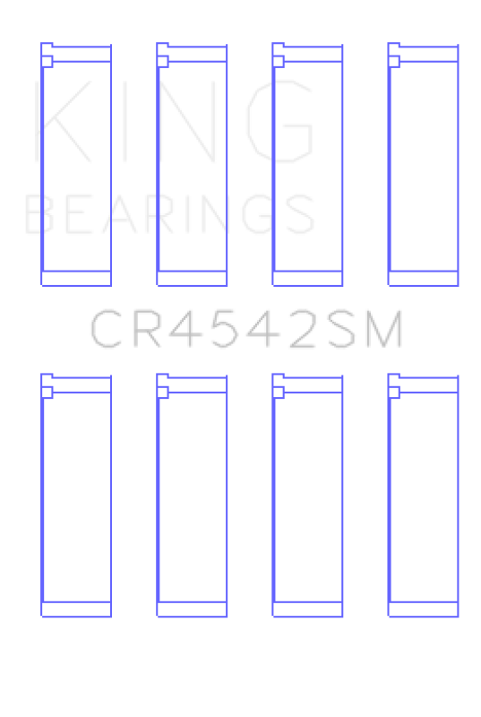 King Engine Bearings Honda K-Series (Except A3)/16V 2.0L/2.3L/2.4L (Size +0.25mm) Conrod Bearing Set King Engine Bearings Honda K-Series (Except A3)/16V 2.0L/2.3L/2.4L (Size +0.25mm) Conrod Bearing Set