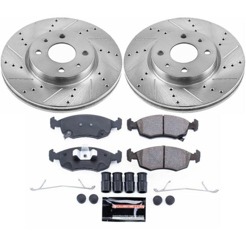 Power Stop 12-18 Fiat 500 Front Z23 Evolution Sport Brake Kit Power Stop 12-18 Fiat 500 Front Z23 Evolution Sport Brake Kit