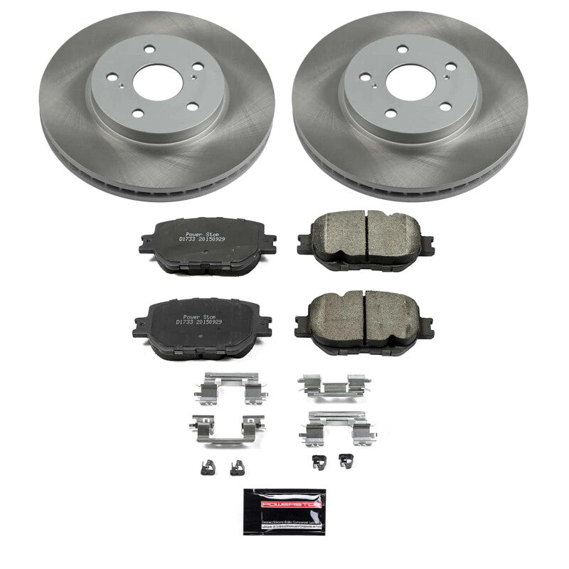 Power Stop 14-15 Lexus IS250 Front Semi-Coated Rotor Kit Power Stop 14-15 Lexus IS250 Front Semi-Coated Rotor Kit