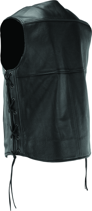 Kuryakyn Leather By River Road Old Skool Leather Vest Black - Large Kuryakyn Leather By River Road Old Skool Leather Vest Black - Large