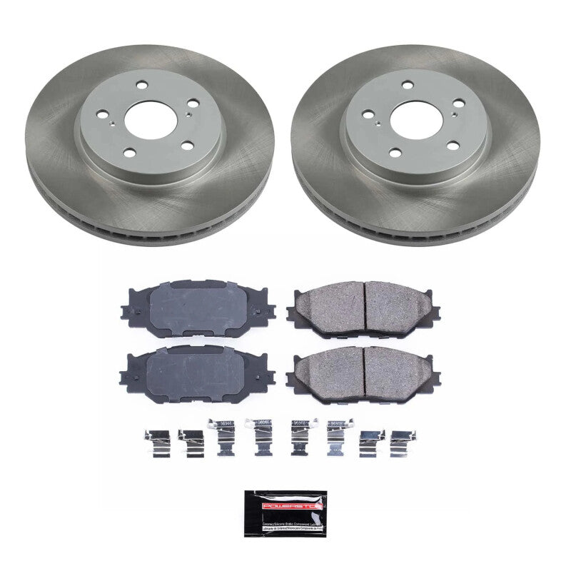 Power Stop 06-15 Lexus IS250 Front Semi-Coated Rotor Kit Power Stop 06-15 Lexus IS250 Front Semi-Coated Rotor Kit