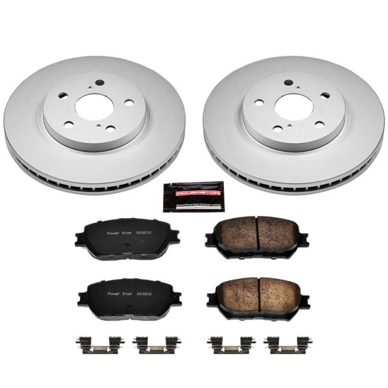 Power Stop 2002 Toyota Camry Front Z17 Evolution Geomet Coated Brake Kit Power Stop 2002 Toyota Camry Front Z17 Evolution Geomet Coated Brake Kit