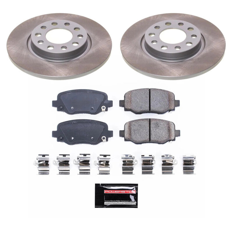 Power Stop 14-22 Jeep Cherokee Rear Semi-Coated Rotor Kit Power Stop 14-22 Jeep Cherokee Rear Semi-Coated Rotor Kit