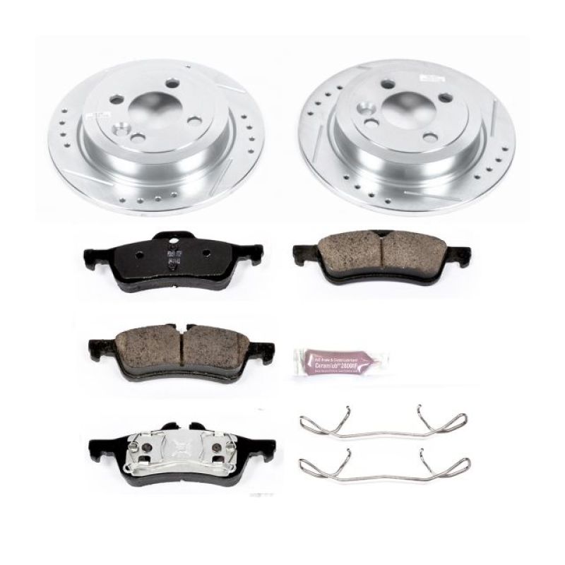 Power Stop 07-08 Mini Cooper Rear Z23 Evolution Sport Brake Kit Power Stop 07-08 Mini Cooper Rear Z23 Evolution Sport Brake Kit