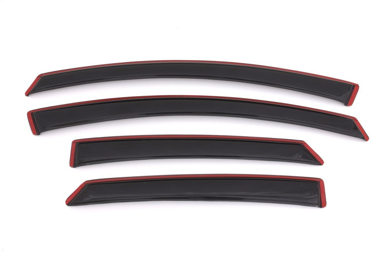 AVS 13-18 Ford Fusion Ventvisor In-Channel Front & Rear Window Deflectors 4pc - Smoke AVS 13-18 Ford Fusion Ventvisor In-Channel Front & Rear Window Deflectors 4pc - Smoke