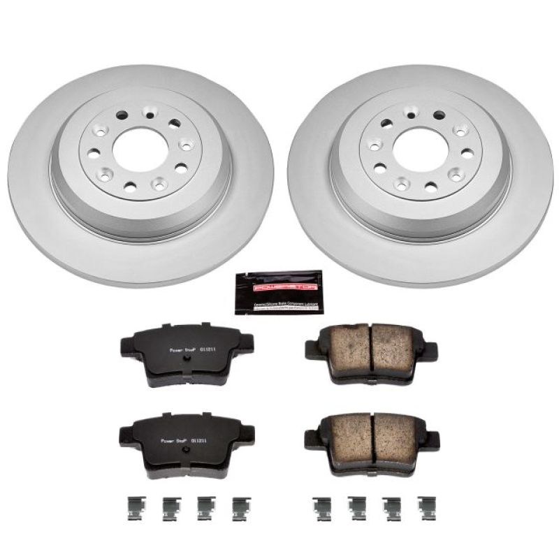 Power Stop 05-07 Ford Five Hundred Rear Z17 Evolution Geomet Coated Brake Kit Power Stop 05-07 Ford Five Hundred Rear Z17 Evolution Geomet Coated Brake Kit