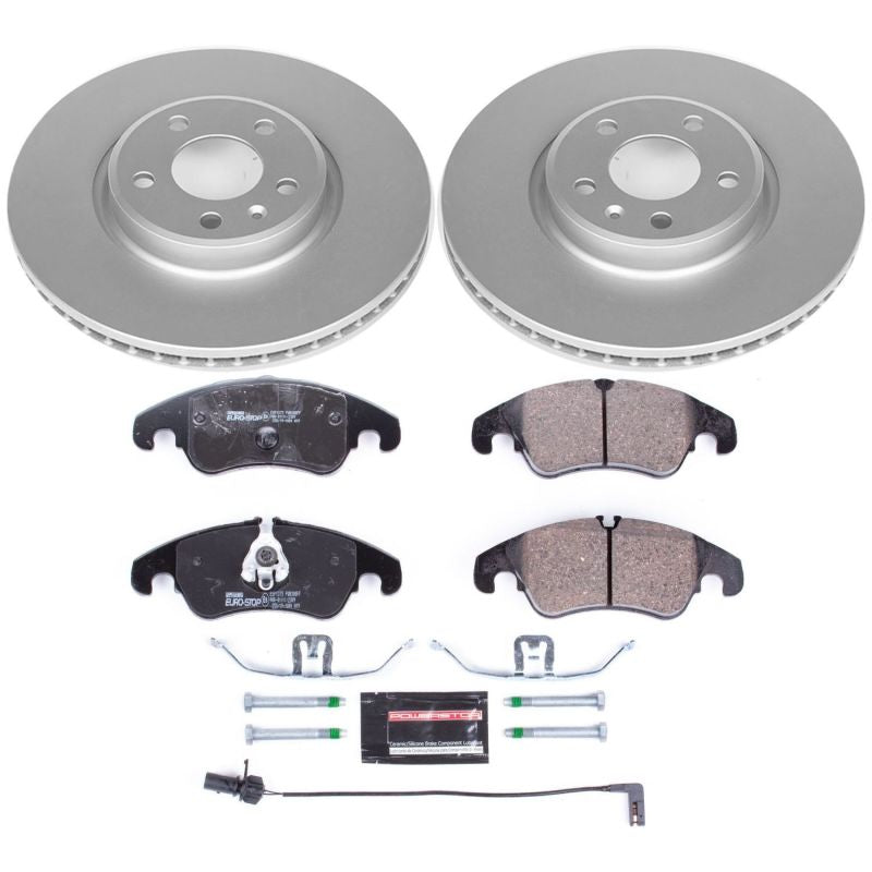 Power Stop 12-16 Audi A4 Front Euro-Stop Brake Kit Power Stop 12-16 Audi A4 Front Euro-Stop Brake Kit