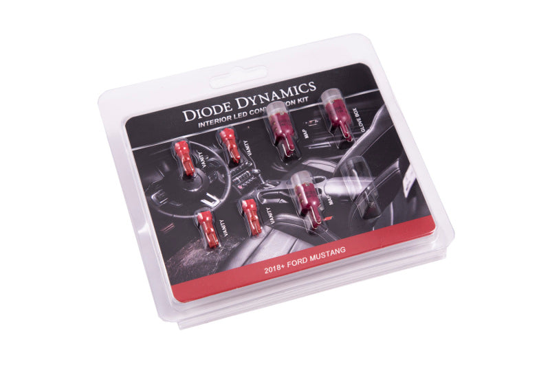 Diode Dynamics 18-19 Mustang Stage 2 Mustang Interior LED Light Kit - Red Diode Dynamics 18-19 Mustang Stage 2 Mustang Interior LED Light Kit - Red