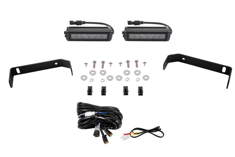 Diode Dynamics 19-21 Ford Ranger SS6 LED Lightbar Kit - Amber Driving Diode Dynamics 19-21 Ford Ranger SS6 LED Lightbar Kit - Amber Driving