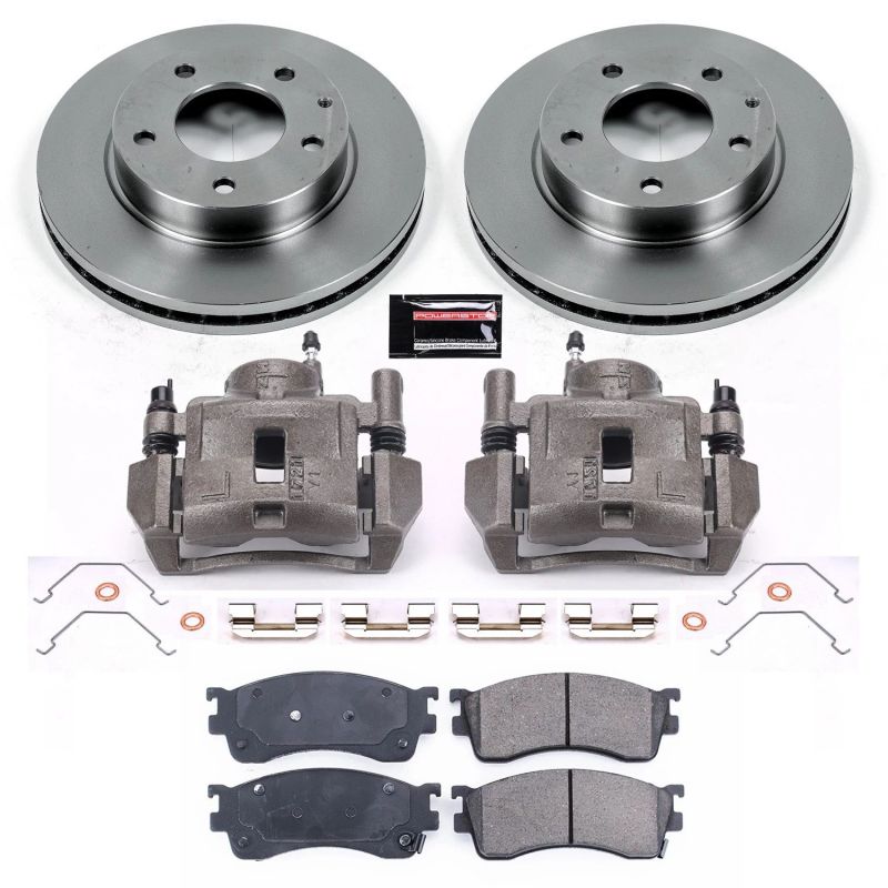 Power Stop 01-03 Mazda Protege Front Autospecialty Brake Kit w/Calipers Power Stop 01-03 Mazda Protege Front Autospecialty Brake Kit w/Calipers
