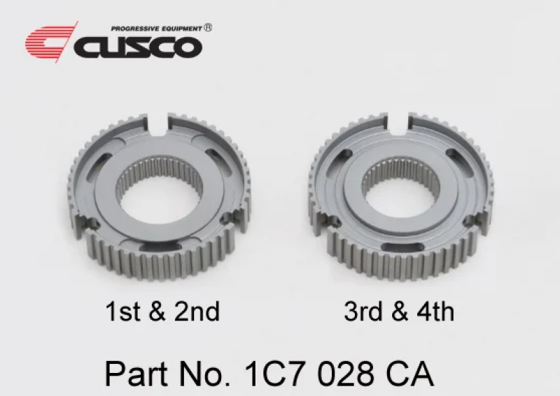 Cusco 20-23 Toyota GR Yaris 1.6L AWD Reinforced Transmission Clutch Sync. Hub Set (2 pcs.) Cusco 20-23 Toyota GR Yaris 1.6L AWD Reinforced Transmission Clutch Sync. Hub Set (2 pcs.)