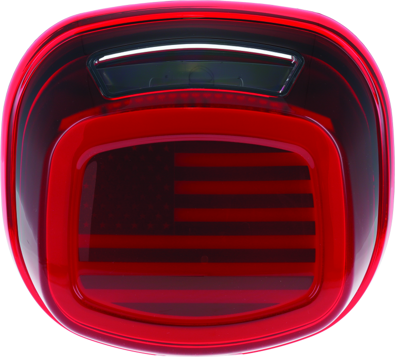 Kuryakyn Freedom Taillight Red Lens With License Light Kuryakyn Freedom Taillight Red Lens With License Light