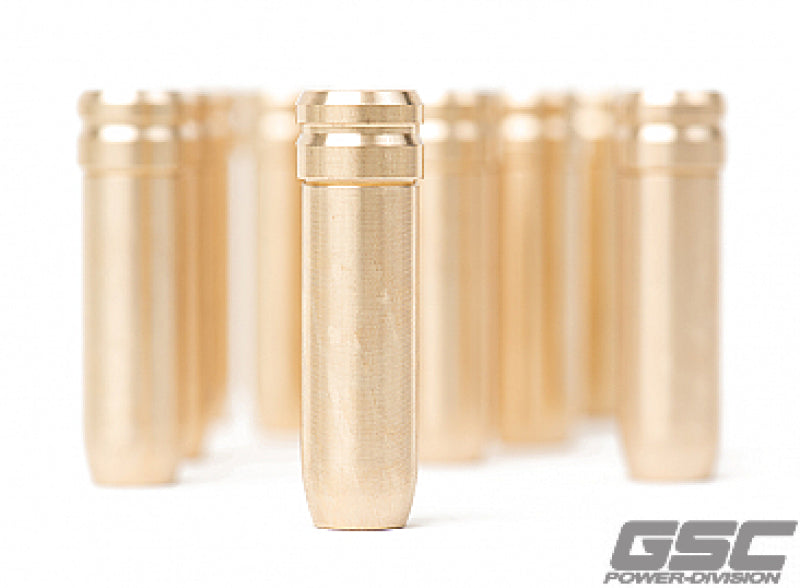GSC P-D Nissan VR38DETT 6.6mm Stem Manganese Bronze Exhaust Valve Guide Stopper Style - Single GSC P-D Nissan VR38DETT 6.6mm Stem Manganese Bronze Exhaust Valve Guide Stopper Style - Single