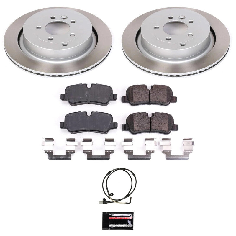 Power Stop 06-13 Land Rover Range Rover Sport Rear Semi-Coated Rotor Kit Power Stop 06-13 Land Rover Range Rover Sport Rear Semi-Coated Rotor Kit