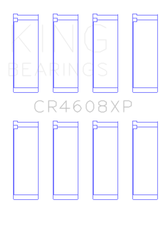 King Engine Bearings Toyota 2Zz-Ge (Size +0.25mm) Connecting Rod Bearing Set King Engine Bearings Toyota 2Zz-Ge (Size +0.25mm) Connecting Rod Bearing Set