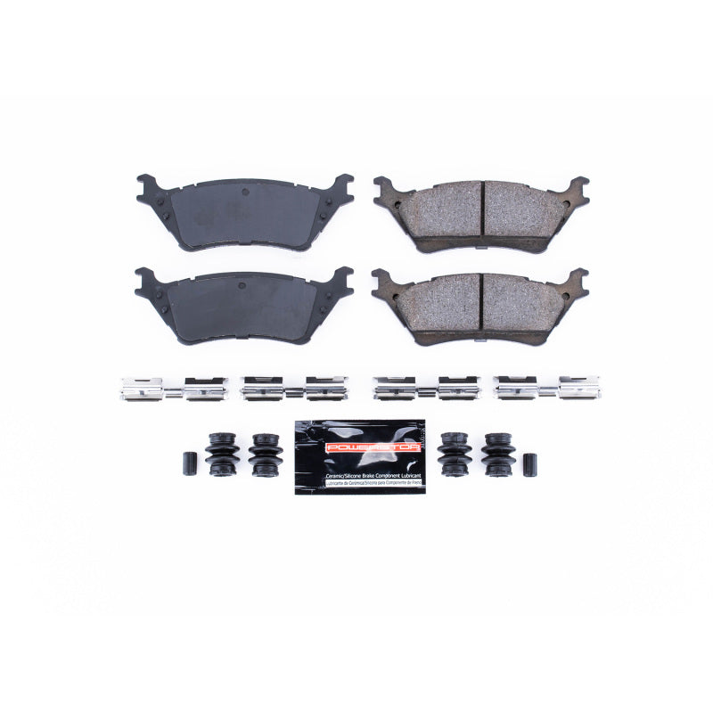 Power Stop 12-19 Ford F-150 Rear Z23 Evolution Sport Brake Pads w/Hardware Power Stop 12-19 Ford F-150 Rear Z23 Evolution Sport Brake Pads w/Hardware