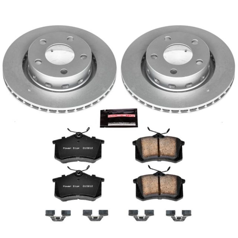 Power Stop 02-04 Audi S6 Rear Z23 Evolution Sport Coated Brake Kit Power Stop 02-04 Audi S6 Rear Z23 Evolution Sport Coated Brake Kit
