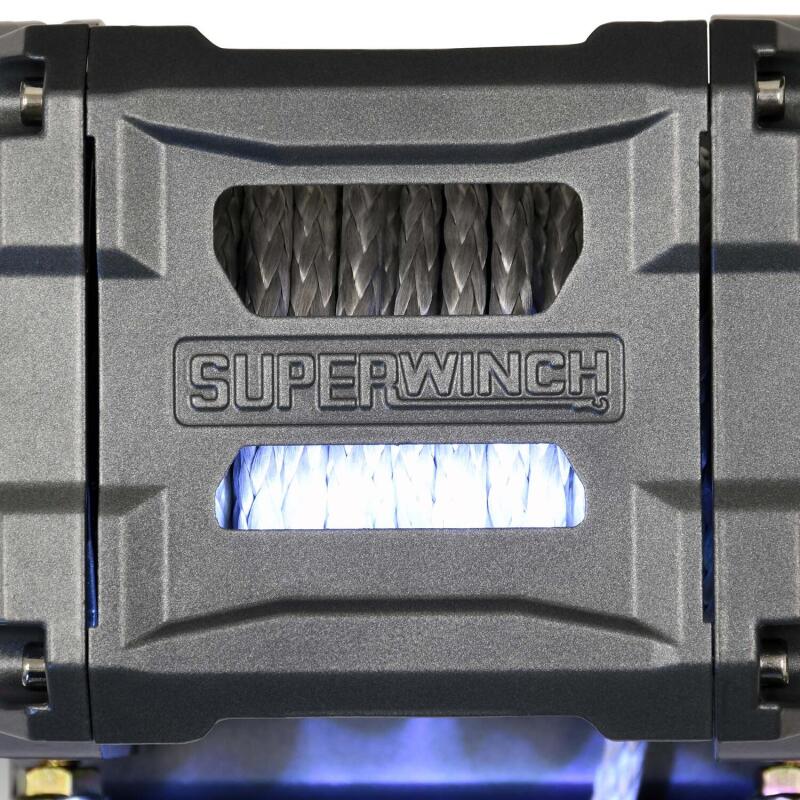 Superwinch 4500 LBS 12V DC 1/4in x 40ft Synthetic Rope Hawse Fairlead SP 45SR Winch Superwinch 4500 LBS 12V DC 1/4in x 40ft Synthetic Rope Hawse Fairlead SP 45SR Winch