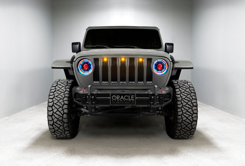 Oracle Oculus Bi-LED Projector Headlights for Jeep JL/Gladiator JT - w/ BC1 Controller Oracle Oculus Bi-LED Projector Headlights for Jeep JL/Gladiator JT - w/ BC1 Controller