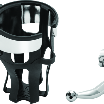 Kuryakyn Reflex Drink Holder Honda Goldwing DCT Handlebar Left Side Mount Chrome