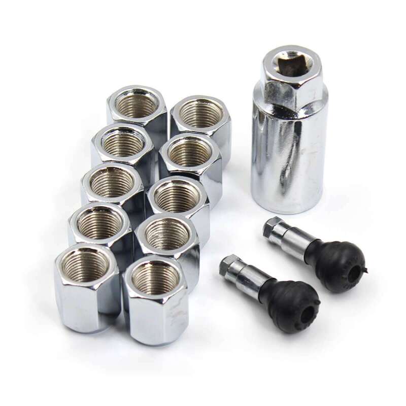 Race Star 5/8in 60 Degree Conical Seat Open End Lug Kit - 10 PK Race Star 5/8in 60 Degree Conical Seat Open End Lug Kit - 10 PK
