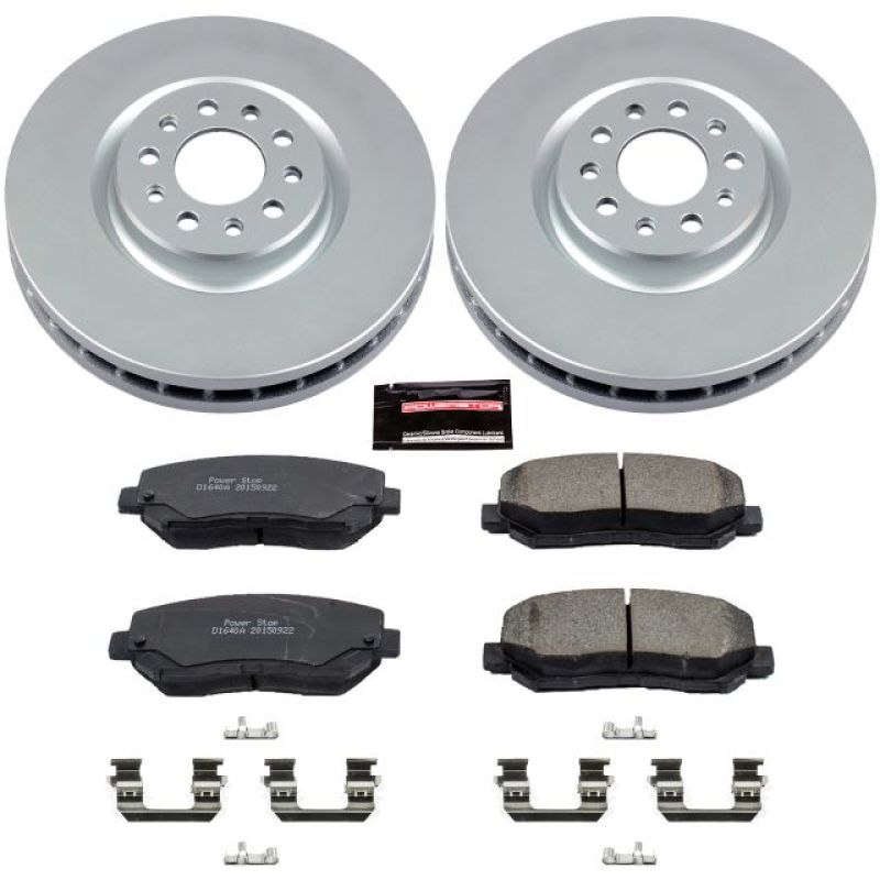 Power Stop 15-17 Chrysler 200 Front Z17 Evolution Geomet Coated Brake Kit Power Stop 15-17 Chrysler 200 Front Z17 Evolution Geomet Coated Brake Kit