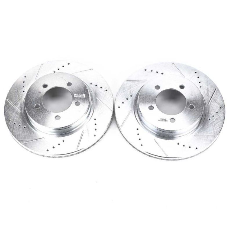 Power Stop 02-05 Ford Explorer Front Evolution Drilled & Slotted Rotors - Pair Power Stop 02-05 Ford Explorer Front Evolution Drilled & Slotted Rotors - Pair