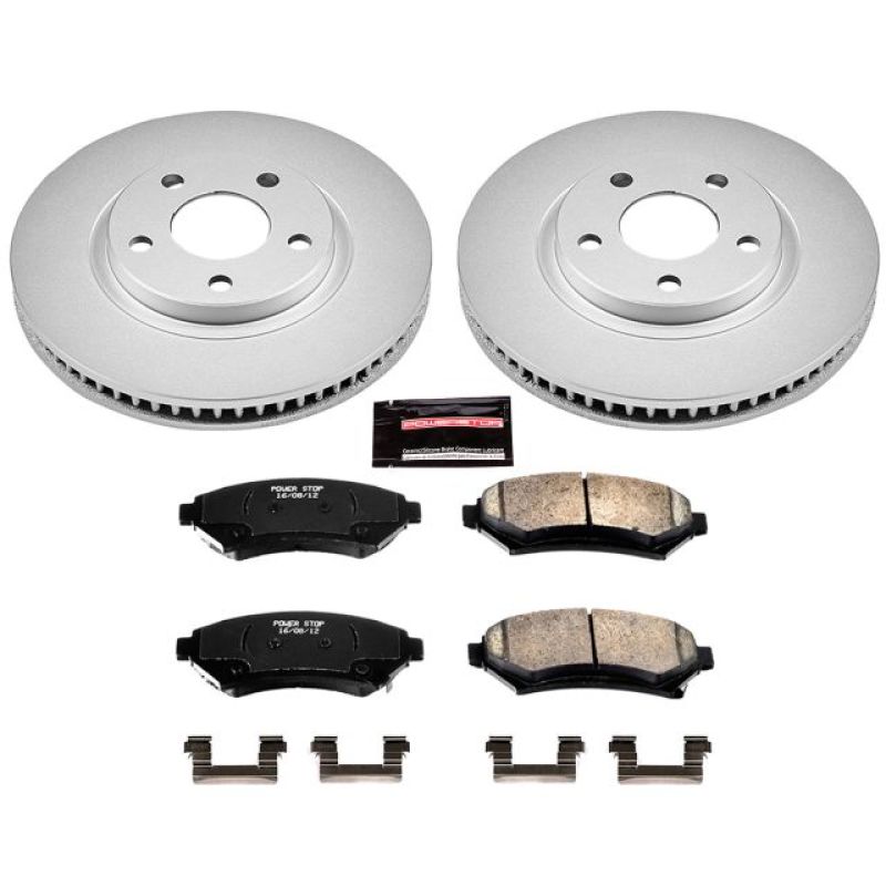 Power Stop 00-04 Buick LeSabre Front Z17 Evolution Geomet Coated Brake Kit Power Stop 00-04 Buick LeSabre Front Z17 Evolution Geomet Coated Brake Kit