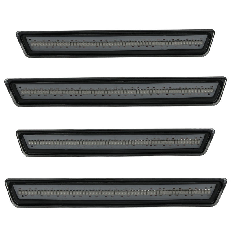 Oracle 15-21 Dodge Challenger Concept Sidemarker Set - Tinted - No Paint SEE WARRANTY Oracle 15-21 Dodge Challenger Concept Sidemarker Set - Tinted - No Paint SEE WARRANTY
