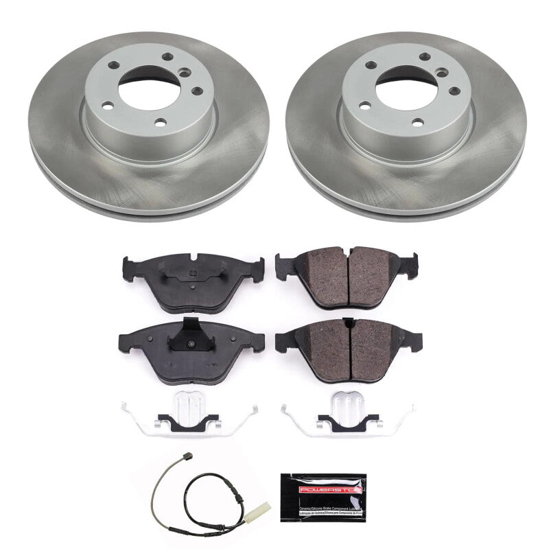 Power Stop 11-13 BMW 328i Front Semi-Coated Rotor Kit Power Stop 11-13 BMW 328i Front Semi-Coated Rotor Kit