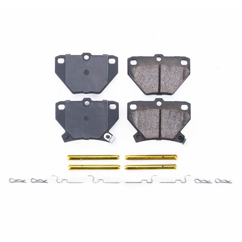 Power Stop 03-06 Pontiac Vibe Rear Z17 Evolution Ceramic Brake Pads w/Hardware Power Stop 03-06 Pontiac Vibe Rear Z17 Evolution Ceramic Brake Pads w/Hardware